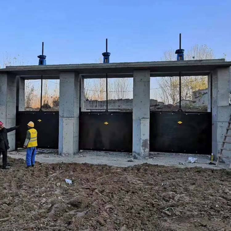 铸铁闸门安装案例